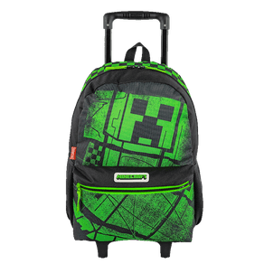 Mochilete Grande Minecraft Acid - Colorido