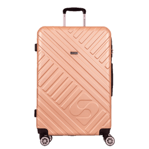 Mala de Viagem Grande com Rodas 360° Track Bege - Champagne Mala de Viagem Grande com Rodas 360° Track - Champagne