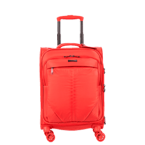 Mala de Viagem Bordo com Rodas 360° Soft Laranja - Coral