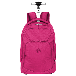 Mochila Carrinho 2 em 1 Sestini Rolling Crinkle Rosa - Pink
