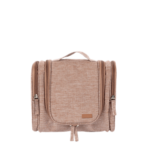 Necessaire Grande Masculina com Divisão - Amarelo Nude