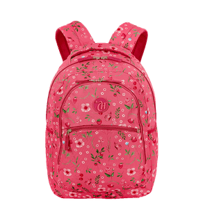 Mochila Grande 2 Compartimentos Capricho Student Picnic - Rosa