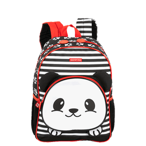 Mochila Média Sestini Kids Panda 4 - Colorido