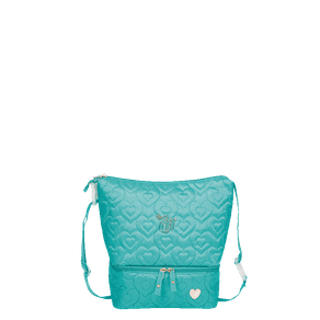 Lancheira 2 Compartimentos Capricho Crush Azul - Turquesa