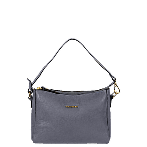 Bolsa Tiracolo Pequena Couro Sestini Maya - Azul