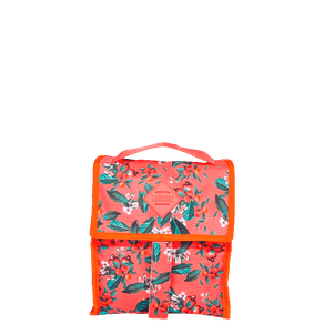Lancheira Dobravel e Gel Sestini Fit Caju Laranja - Coral
