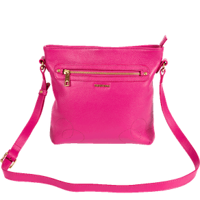 Cross Bag Média Couro Sestini Lovebomb - Fucsia