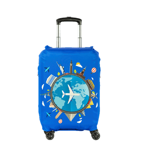 Capa de Mala Pequena Avião - Azul
