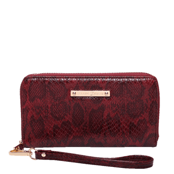 Carteira Alça de Mão Grande Fellipe Krein Aw23 FK586 - Vinho