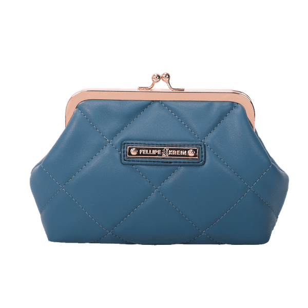 Carteira Fecho Grande Fellipe Krein Ss23 Fk651 - Azul