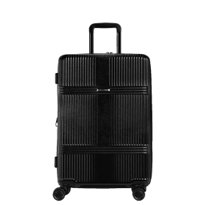 Mala de Viagem Médio 23kg ABS com Rodas 360° Croma - Preto