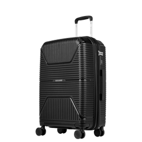 Mala de Viagem Média 23 kg Polipropileno com Rodas 360° PP Essencial Plus 2 - Preto