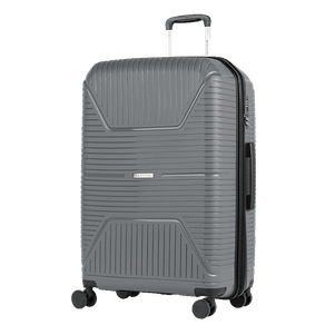 Mala de Viagem Grande 32 kg Polipropileno com Rodas 360° PP Prime - Cinza oceânico Mala de Viagem Grande com Rodas 360° PP Prime - Cinza Oceânico