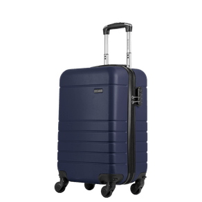 Mala de Viagem Bordo 10 kg ABS com Rodas 360° Essencial 2 - Azul marinho