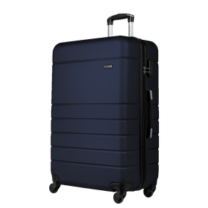 Mala de Viagem Grande 32 kg ABS com Rodas 360° Essencial 2 - Azul marinho