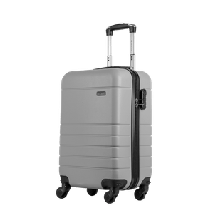 Mala de Viagem Bordo 10 kg ABS com Rodas 360° Essencial 2 - Prata