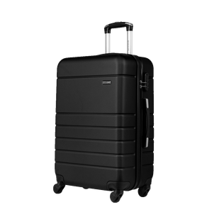 Mala de Viagem Média 23 kg ABS com Rodas 360° Essencial 2 - Preto