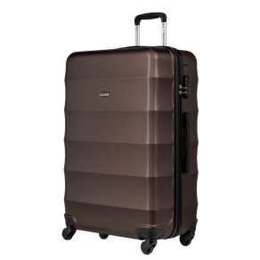 Mala de Viagem Grande 32 kg ABS com Rodas 360° Basic - Bronze