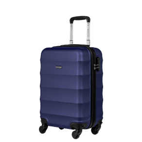 Mala de Viagem Bordo 10 kg ABS com Rodas 360° Basic - Azul marinho