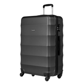Mala de Viagem Grande 32 kg ABS com Rodas 360° Basic - Grafite