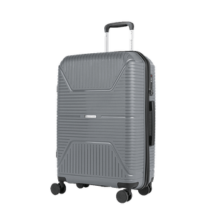 Mala de Viagem Média 23 kg Polipropileno com Rodas 360° PP Prime - Cinza oceânico Mala de Viagem Média com Rodas 360° PP Prime - Cinza Oceânico