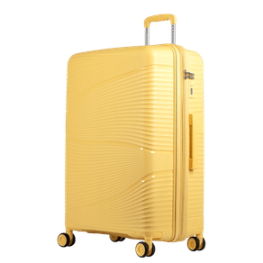 Mala de Viagem Grande 32 kg Polipropileno com Rodas 360° PP Joy - Amarelo Mala de Viagem Grande com Rodas 360º PP Joy - Amarelo