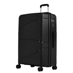 Mala de Viagem Grande 32 kg Polipropileno com Rodas 360° PP Joy - Preto Mala de Viagem Grande com Rodas 360º PP Joy - Preto
