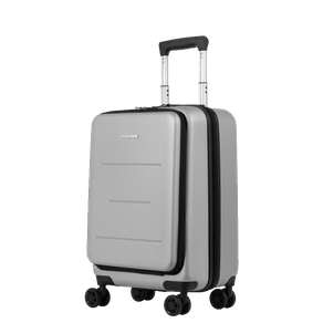 Mala de Viagem Bordo 10 kg ABS com Rodas 360° Eldorado - Prata Mala de Viagem Bordo com Rodas 360° Eldorado - Prata