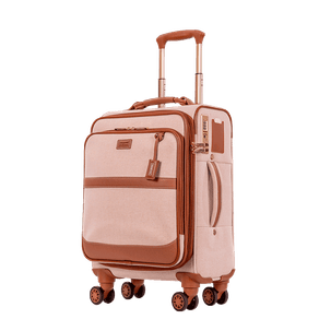 Mala de Viagem Bordo 10 kg Poliéster com Rodas 360° Royale - Bege Mala de Viagem Bordo com Rodas 360° Royale - Bege