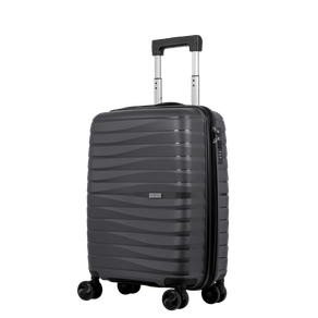 Mala de Viagem Bordo 10 kg Polipropileno com Rodas 360° PP Essencial - Grafite Mala de Viagem Bordo com Rodas 360° PP Essencial - Grafite