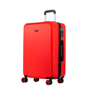 Mala de Viagem Média 23 kg ABS com Rodas 360° Uno Racer - Vermelho Mala de Viagem Média Rodas 360 º Uno Racer - Vermelho