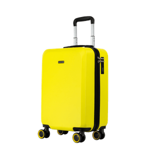 Mala de Viagem Bordo 10 kg ABS com Rodas 360° Uno Racer - Amarelo Mala de Viagem Bordo Rodas 360 º Uno Racer - Amarelo