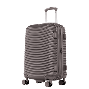 Mala de Viagem Média 23 kg ABS com Rodas 360° Vega 3T - Cinza grafite