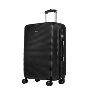 Mala de Viagem Média 23 kg ABS com Rodas 360° 4 All 6t - Preto