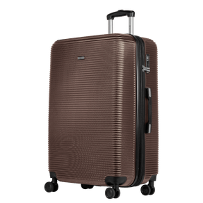Mala de Viagem Grande 32 kg ABS com Rodas 360° 4 All 6t - Bronze Mala de Viagem Grande com Rodas 360º 4 ALL 6T - Bronze