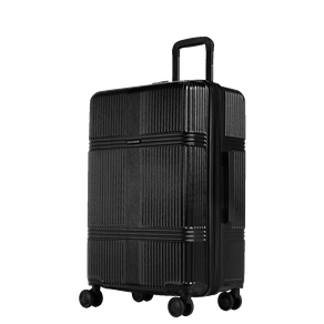 Mala de Viagem Média 23 kg ABS com Rodas 360° Croma - Preto