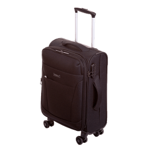 Mala de Viagem Bordo 10 kg Poliéster com Rodas 360° Ultralight 5t Plus - Preto