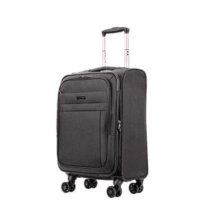 Mala de Viagem Bordo 10 kg Poliéster com Rodas 360° Ultralight Hug 2T - Cinza grafite