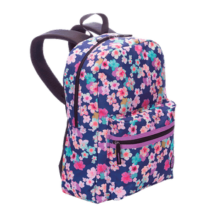 Mochila Grande Capricho X04 Azul - Floral