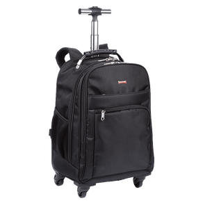 Mochila com carrinho 2x1 Rover 360° Preto