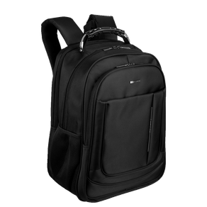 Mochila Grande 3 Compartimentos Com Cabo de Aço Notebook 17" Sestini Impact - Preto