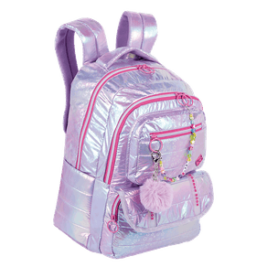 Mochila 2 Compartimentos Sestini Wonder Moon - Metálico