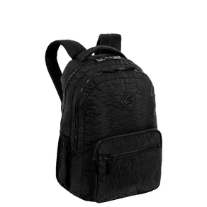 Mochila 2 Compartimentos Sestini College Crinkle 3 - Preto