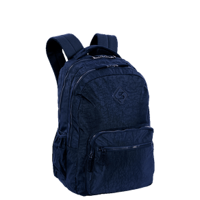 Mochila 2 Compartimentos Sestini College Crinkle 3 - Azul