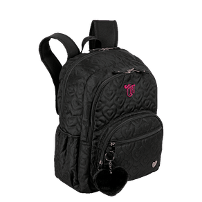 Mochila Grande 2 Compartimentos Capricho Crush - Preto