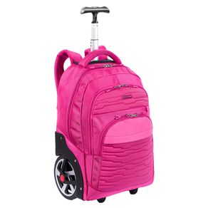 Mochila Carrinho Mega Rodas Sestini Evolution Rosa - Pink