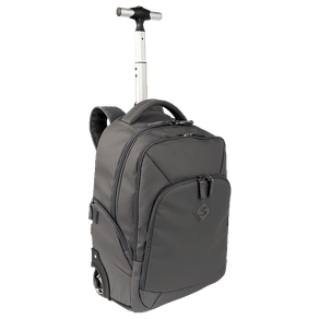 Mochila Carrinho 2 Compartimentos Sestini Rolling Hydroblock Cinza - Chumbo