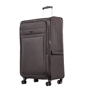 Mala de Viagem Grande 32 kg Poliéster com Rodas 360° Ultralight Hug 2T - Cinza grafite