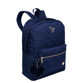 Mochila Grande Capricho Crush Azul Marinho