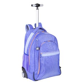 Mochila Carrinho Grande Paul Frank Classics Roxo - Lavanda